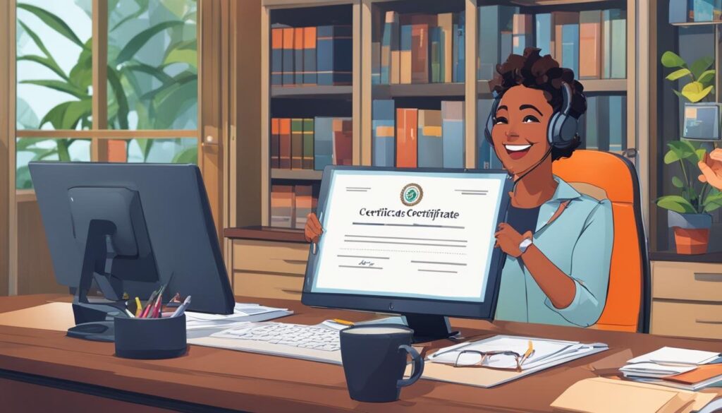 Earning Credentials Through Online Courses