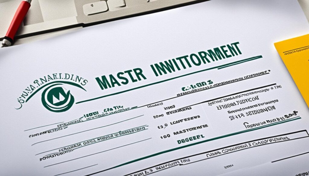 how much does master's degree cost