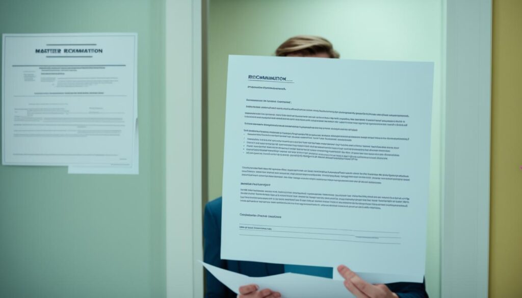 master degree without recommendation letter