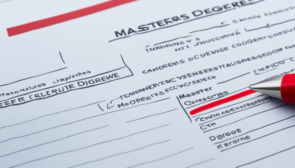 should i remove master's degree from resume