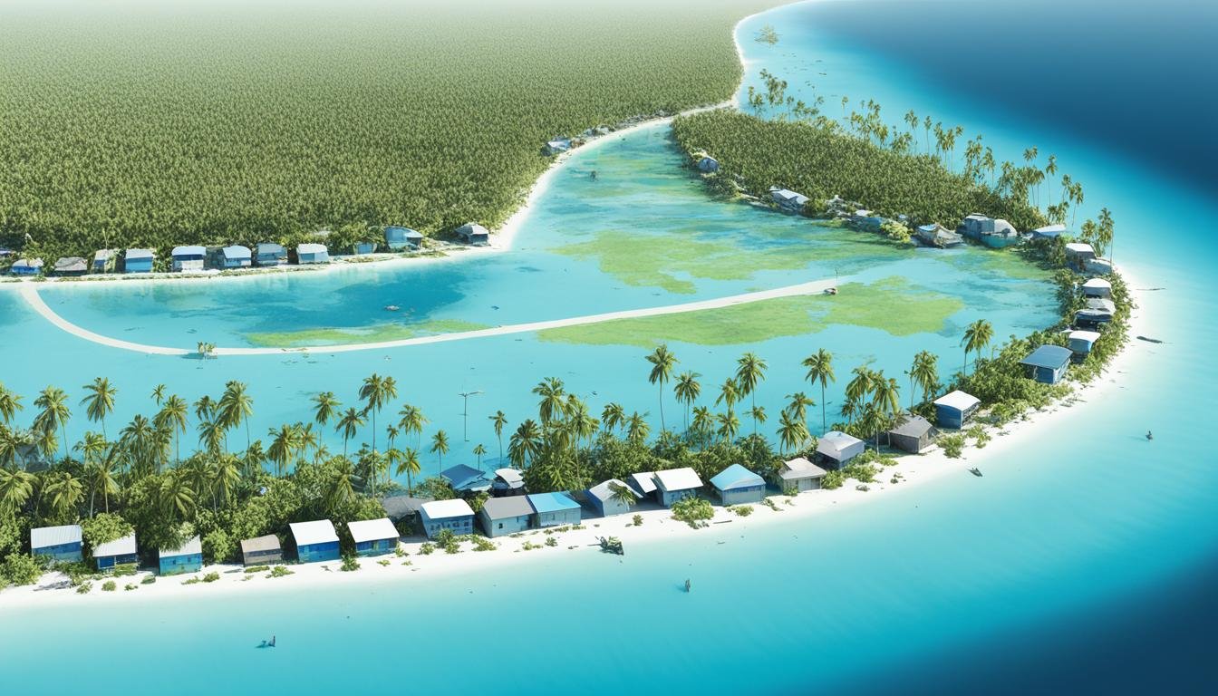 Kiribati: Pacific Island climate change Tarawa Kiribati